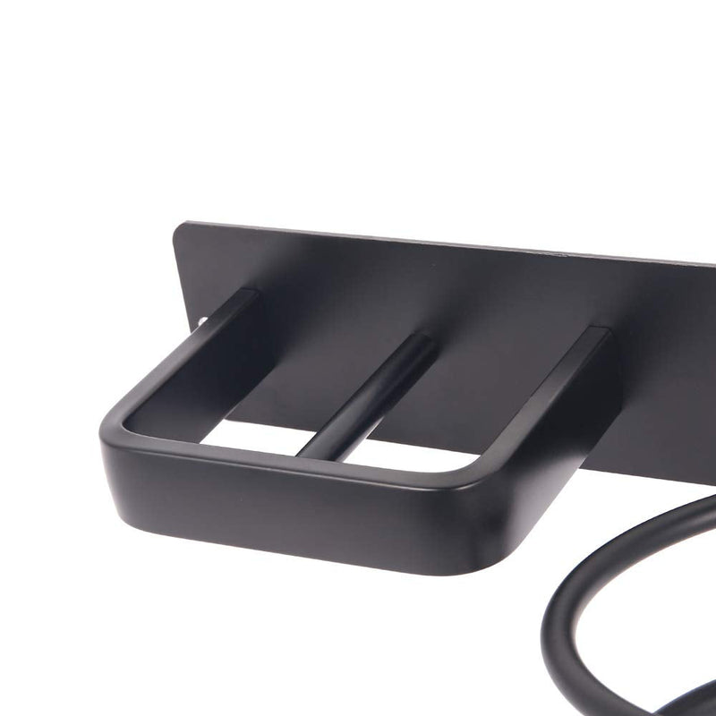 [Australia] - Hair Dryer Straightener Holder With Cable Tidy, Wall Mounted Metal Hair Dryer Hanger Hairdryer Holder Station for Dressing Table Professional Spiral Straightener 