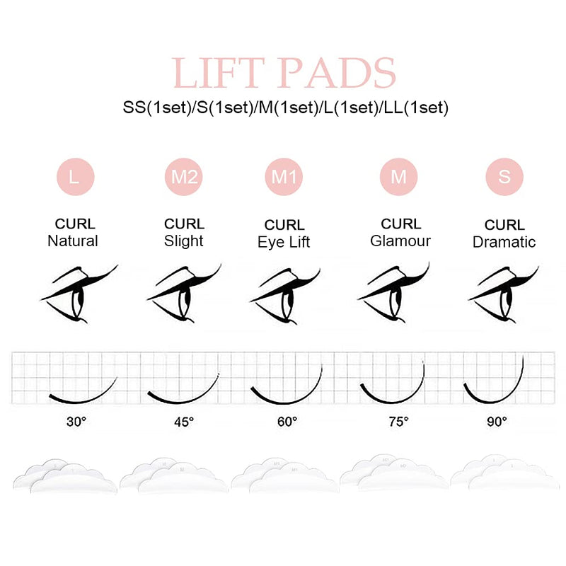 [Australia] - 2 In1 Eyelash and Brow Lamination Kit,Professional Eyelash Eyebrow Lift Kit,DIY Perm Kit for Lashes Brows,Semi-Permanent Curling Perming Wave Suitable For Home Salon Use 