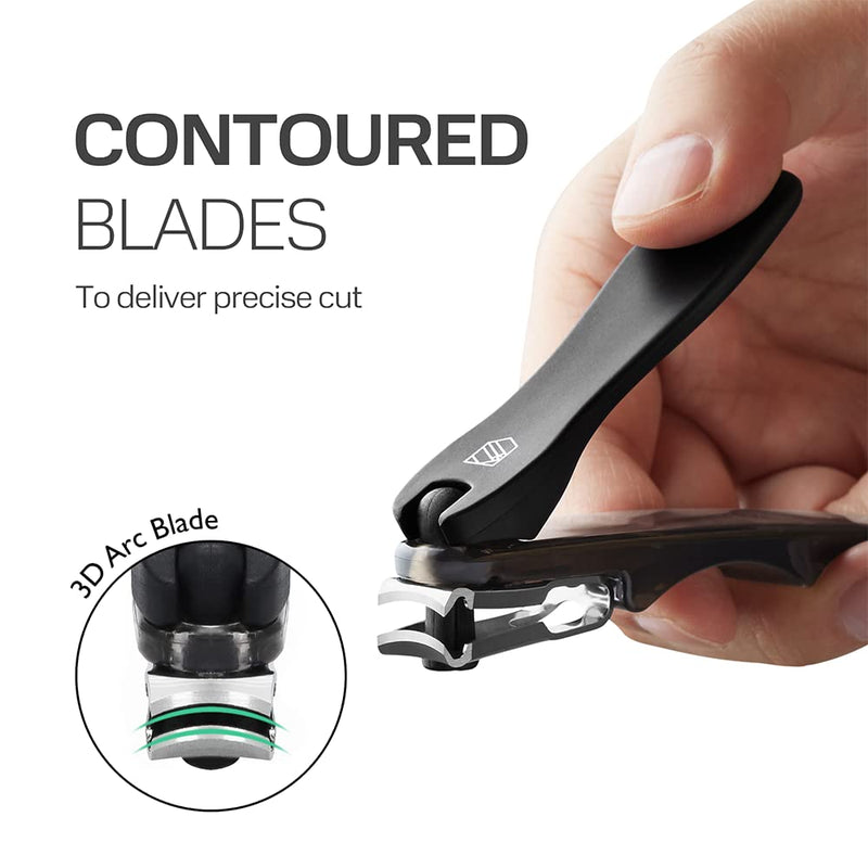 [Australia] - Steinder Toenail clippers, EASY Nail clippers Self Pedicure tool for ingrown Toe nail,EZ grip & Effortless 360 Degree Rotary Blade & Nail Catcher Design 