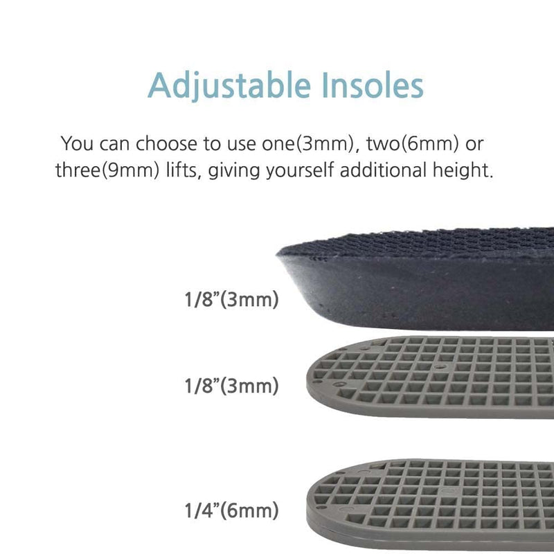 [Australia] - New 1/8 Inch 2 Left or Right Full Length Insoles and Additional Cushion Pad for Leg Length Discrepancies (2 Lefts(Medium)) 2 Lefts(Medium) 