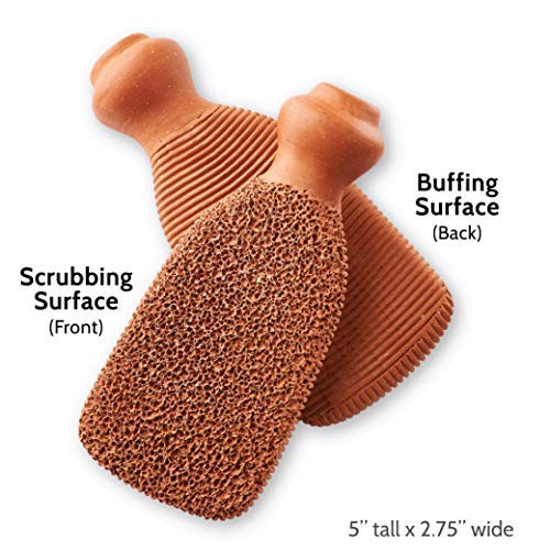 [Australia] - 2 in 1 Pumice Stone For Feet, Hand Made Foot Scrubber, Premium Callus Remover, Foot File to Exfoliate Hard, Dry, Dead Skin on Heels & Feet. Lasts 5+ Years (Set of 1) 1 Count (Pack of 1) 