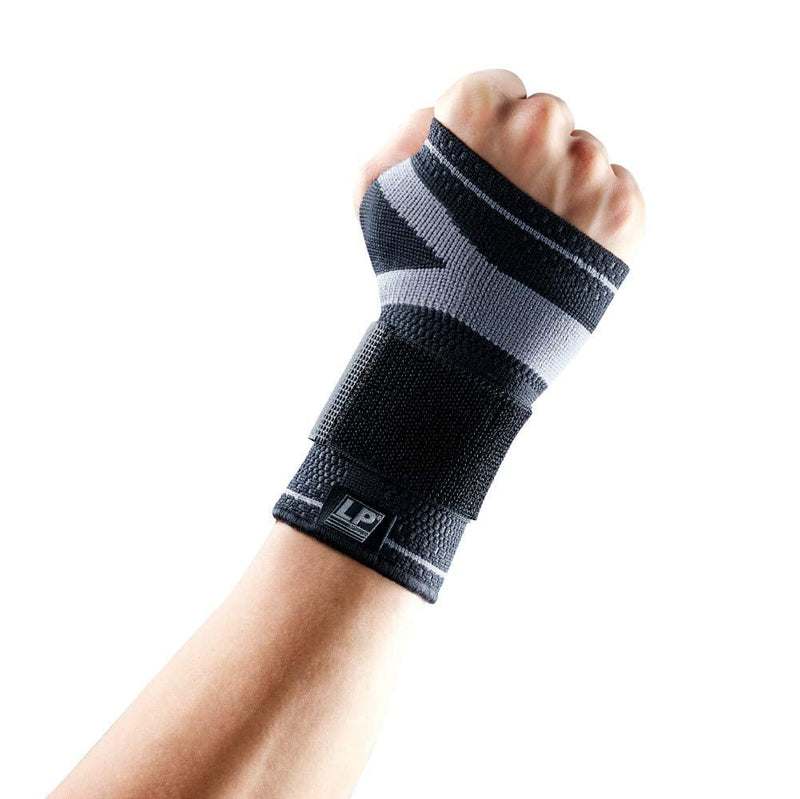 [Australia] - LP SUPPORT 130XT Men & Women Wrist Brace with Strap and Breathable Fitting Knit for Support Grasp Power, Prevent Relieve Carpal Tunnel, Workouts, Fitness and Weightlifting (Medium) Medium 
