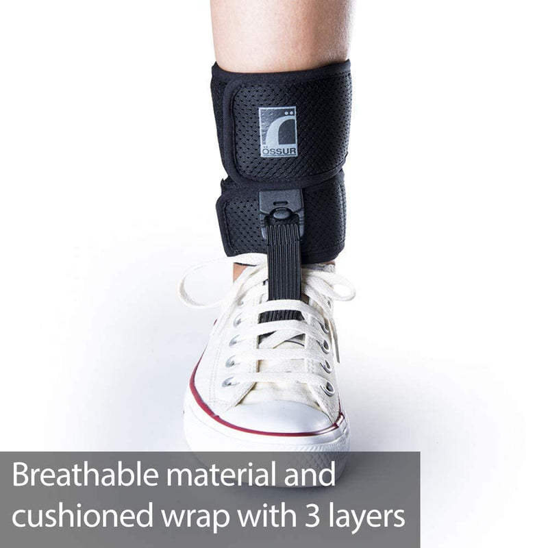 [Australia] - Ossur Foot-Up Drop Foot Brace | Ankle-Foot Orthosis (AFO) for Drop Foot Support | Lightweight, Adjustable Wrap for All-Day Comfort | Breathable Material for All Day Walking | (Beige, Large) Beige Large (Pack of 1) 