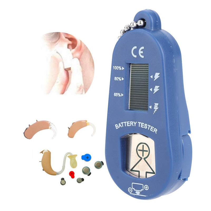 [Australia] - Durable Mini Hearing Aid Battery Tester, Lightweight Hearing Aid Battery Tester, Wear Resistant for Hearing Aid 