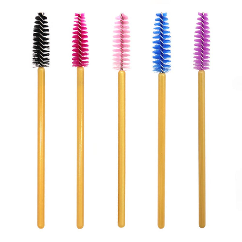 [Australia] - Mascara Wands Disposable Eyelash Brushes Bulk for Extensions Premium Lash Wand Makeup Brush Tool Kit, Multi Color, 250 Pack 