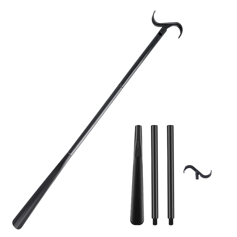 [Australia] - Stocking Dressing Aid Stick for Seniors Pregnant Women Long Shoe Horn Multifunctional Assisted Dressing Aid Pull Your Socks Out 