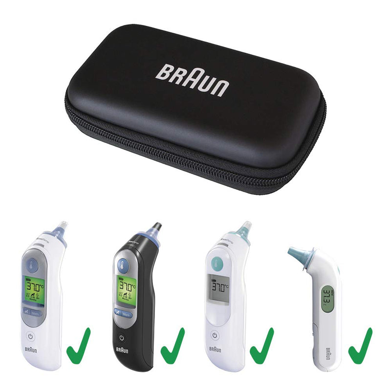 [Australia] - Braun Pulse Oximeter 1 YK-81CEU & Braun Protective Storage Case for Braun ThermoScan Ear Thermometers, BIT000CBEU Oximeter + Storage Case 