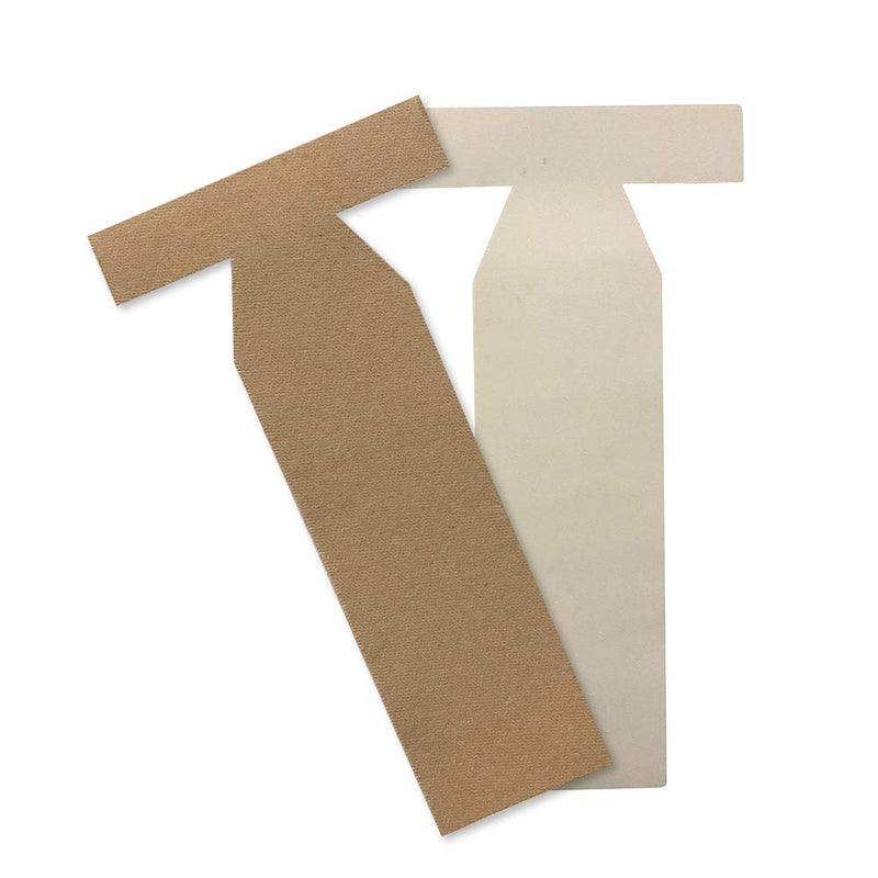 [Australia] - Aetna Foot Products TT-61 Adhesive Turf Toe Strap, 7 3/4 in. x 4 in, 100/Pack – Big Toe Brace & Straightener – 100% Cotton Moleskin for Support, Stability, & Comfort – Medical Grade Adhesive Backing 