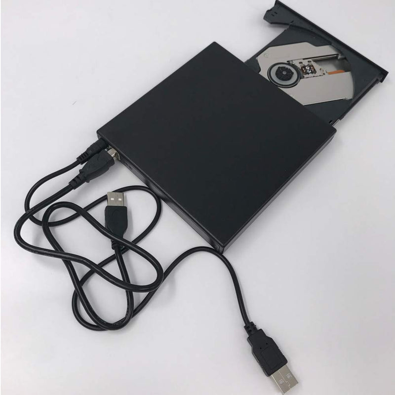 [Australia] - Xglysmyc USB2.0 External Blu Ray CD DVD Drive Burner,Slim Portable CD DVD RW BD-ROM Player Writer for Laptop Desktop Notebook Support Mac OS Windows XP/7/8/10 (Black) 