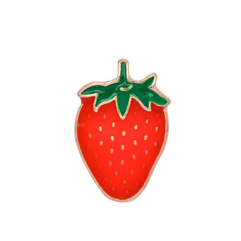 [Australia] - kingfishertrade-ltd Fashion Cartoon Enamel Brooch Pins Set for Unisex Child Women's Clothing Decorate Fruits Set 