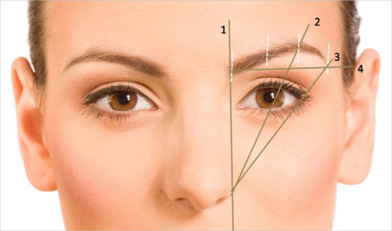 [Australia] - Microblading BROW RULER 2Pcs SPMU Permanent Makeup Symmetrical Measuring Guide Eyebrow Ruler Microblade Eyebrow Measuring Tool - QMYBrow 