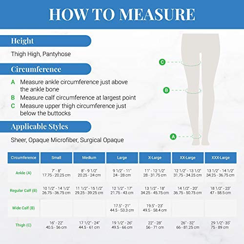 [Australia] - Actifi Women's Sheer 20-30 mmHg Compression Stockings, Thigh High, Open Toe, Firm Support Nude X-Large 