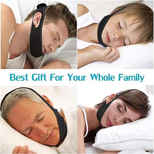 [Australia] - [2023 Newest] Anti Snoring Chin Strap, Comfortable Natural Snoring Solution Snore Stopper, Effective Anti Snoring Devices Stop Snoring Sleep Aid Snore Reducing Aids 