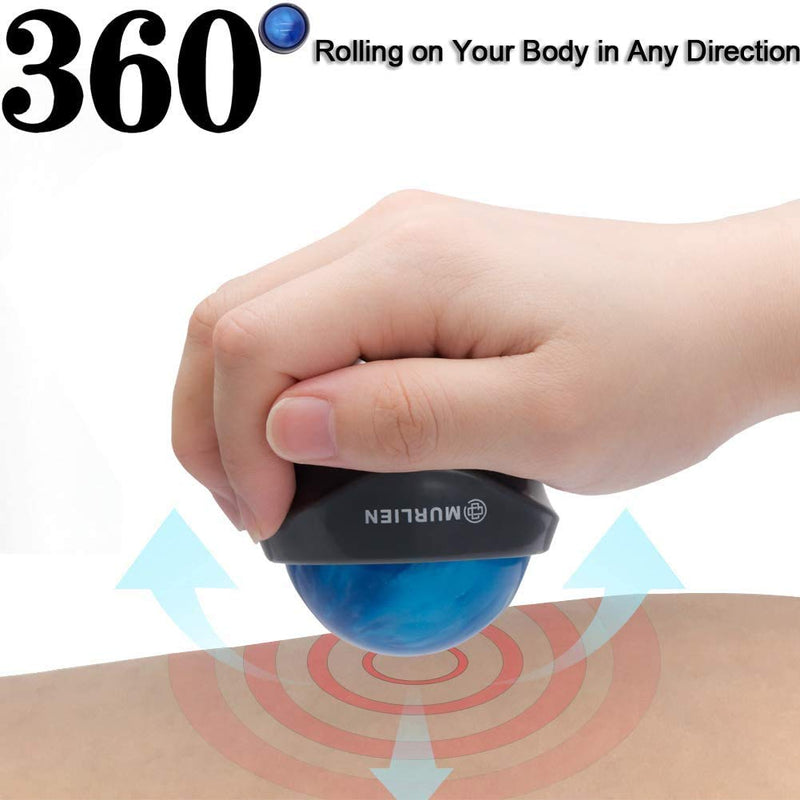 [Australia] - MURLIEN Massage Roller Ball, Tight and Sore Muscles Relief, Manual Massager, Alleviating Shoulder, Arms, Back, Legs, Calves, Foot or Muscle Tension 