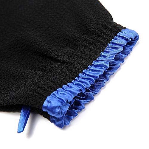 [Australia] - Premium Quality Exfoliating Gloves A Set Of 2 Body Scrub Gloves For Men And Women.Best Bath Shower Sauna Hammam Dead Skin Cells remover,Self Tan Removal Kessa Scrubber Mitt, Improves Blood Circulation 