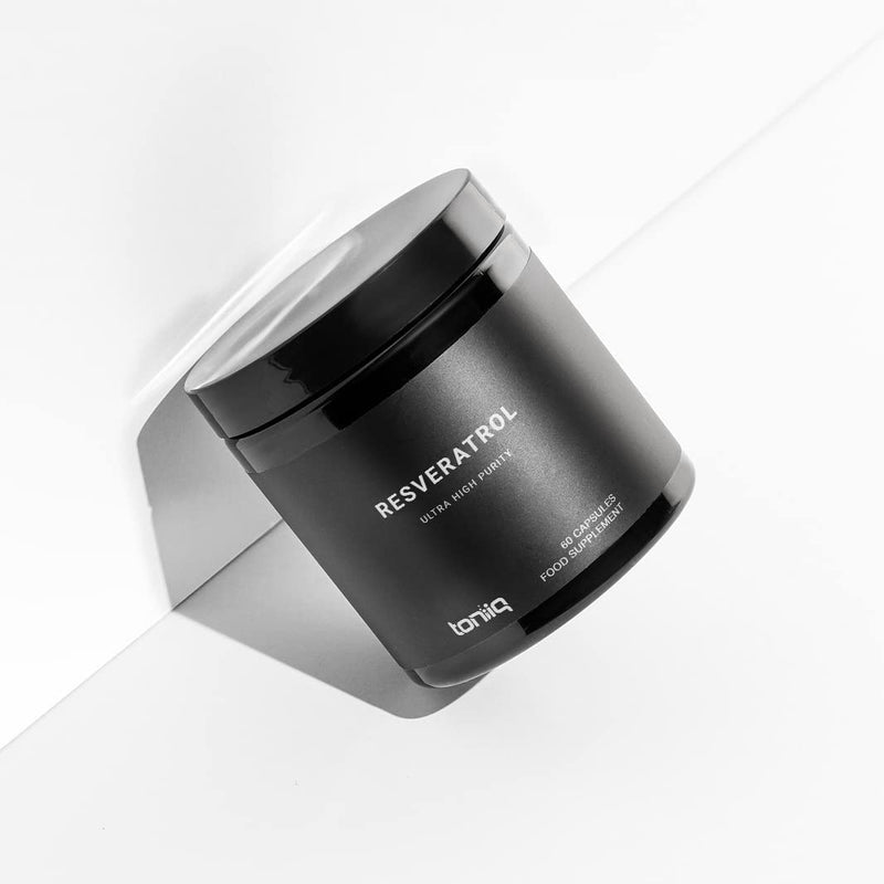 [Australia] - Ultra High Purity Resveratrol Capsules - 98% Trans-Resveratrol - Highly Purified and Highly Bioavailable - 60 Caps Reservatrol Supplement 