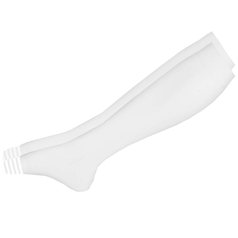 [Australia] - NuVein Surgical Stockings, 18 mmHg Support for Embolic Recovery, Medical Unisex Fit, Knee High, Open Toe, White, Medium Medium (1 Pair) 