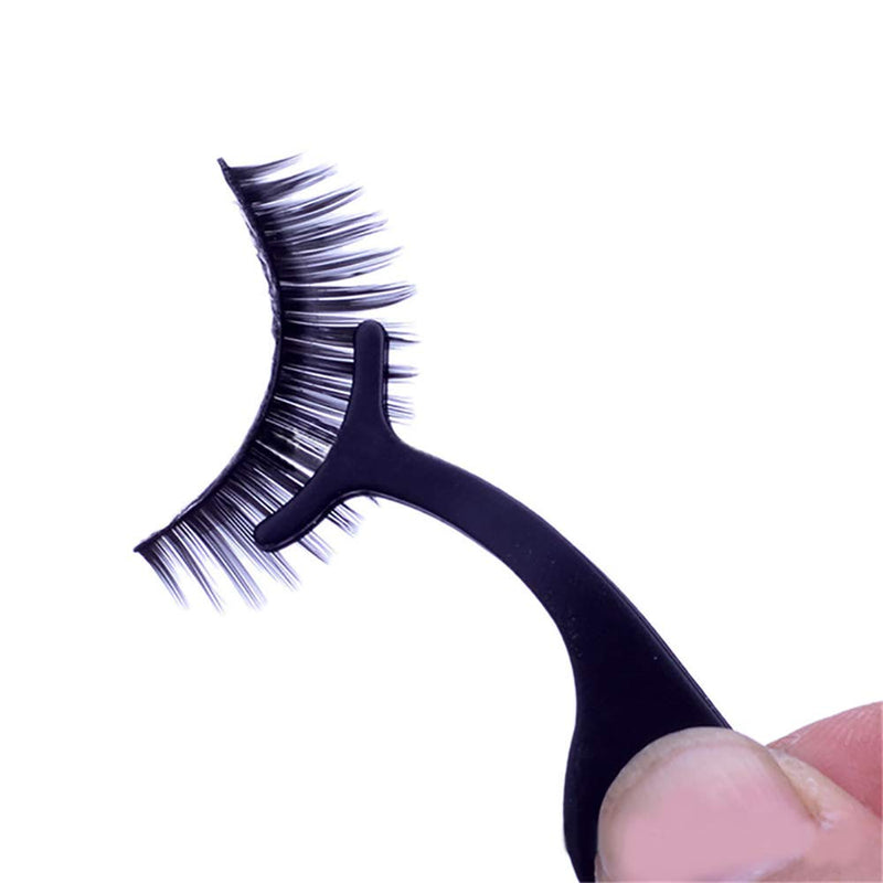 [Australia] - False Eyelashes Applicator Tool, 56 Pieces Plastic Eyelash Extension Tweezers Remover Clip Tweezers Nipper, for Women Lashes Application and Removal (Mix Colors) 