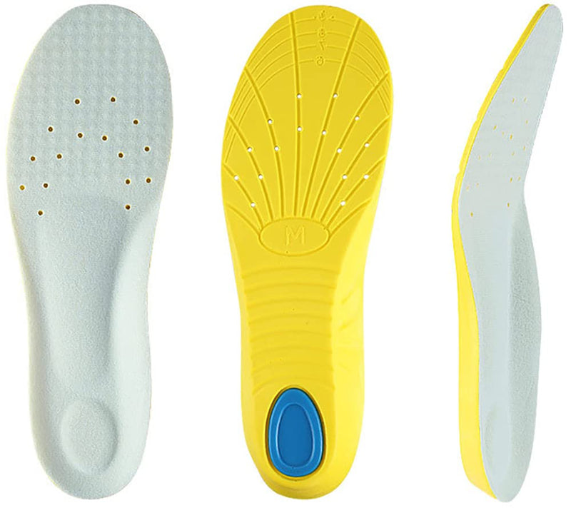 [Australia] - Shoe Insoles, Memory Foam Insoles, Shoes Insert for Women and Men, Kids, Providing Arch Support, Great Cushion and Shock Absorption, Relieve Foot Pain (M (Men's 6-9/ Women 7-11)) M (Men's 6-9/ Women 7-11) 