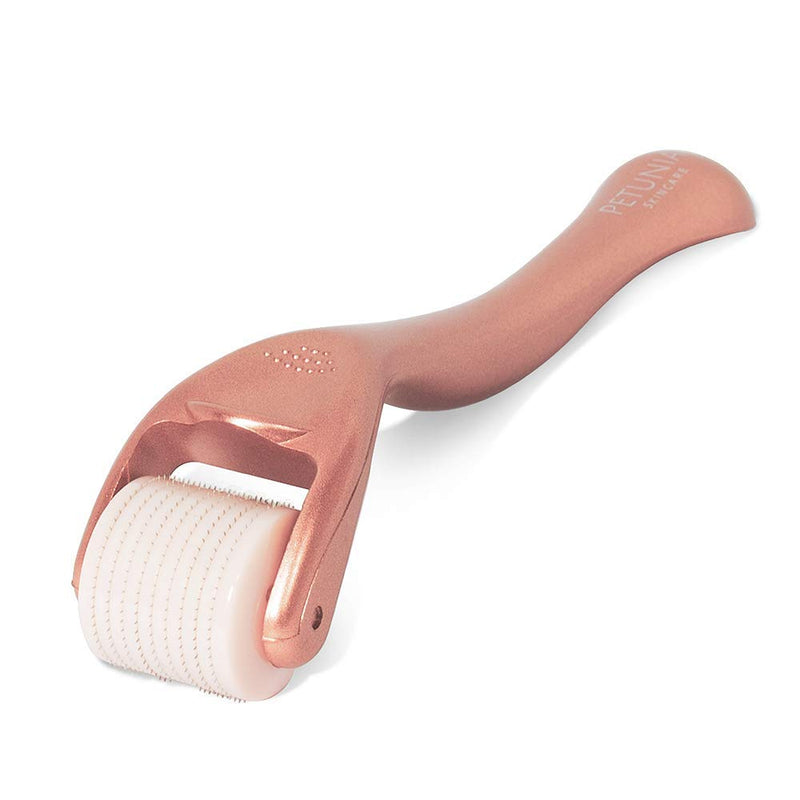 [Australia] - Rose Gold Derma Roller 0.25mm 540 Stainless Steel Needles Microdermabrasion Instrument For Face Includes Free Storage 