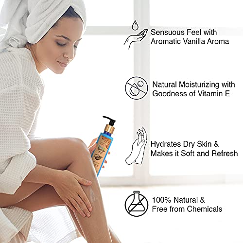 [Australia] - Blue Nectar Shea Butter Warm Vanilla and Sugar Body lotion Cream with Vitamin E for ultra hydration (12 Herbs, 200 ml) 