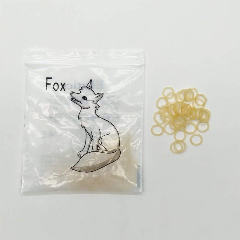 [Australia] - Angzhili 2 Packs Dental Elastic Rubber Bands Orthodontic Elastics Braces Teeth Gap (Fox 1/4") Fox 1/4" 