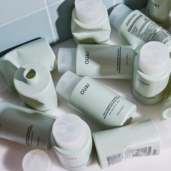 [Australia] - OUAI Anti-Dandruff Shampoo with Salicylic Acid. Gentle Hair Cleanser for Flaky and Dry Scalp. Reduce Itching, Redness, and Irritation (10 Fl Oz / 300ml) 