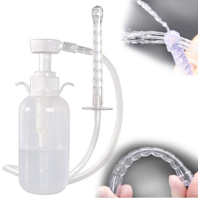 [Australia] - Reusable Vaginal Cleansing System Excellent Vaginal Cleanser Female Vaginal Rinse, Manual Pressure Clean, 100% Safe, 300 ml Capacity Extra 2 Nozzle Tips Doctor Recommended (300ml) 300ml 