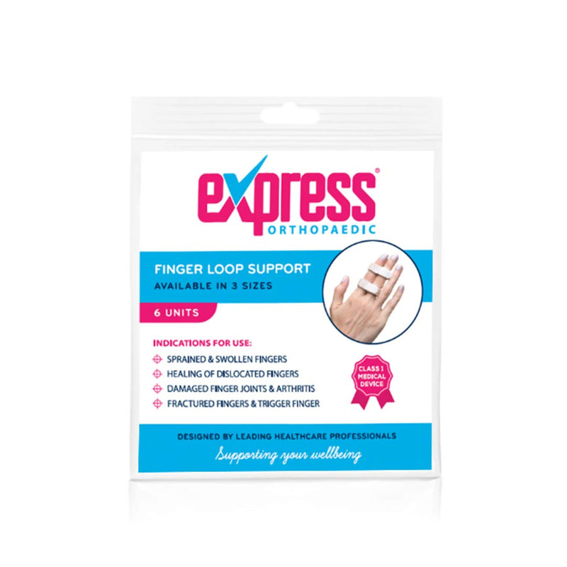 [Australia] - Express Orthopaedic® - Medically Approved Finger Loop Support / Buddy Loop Straps - 6 Units - Regular Regular (Width:2cm) 