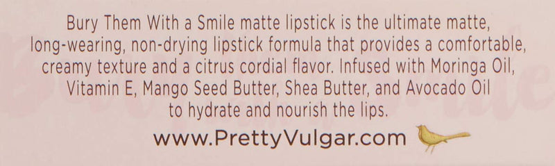 [Australia] - Pretty Vulgar - Bury Them With A Smile Matte Lipstick, Cruelty-Free (Honest Truth) 