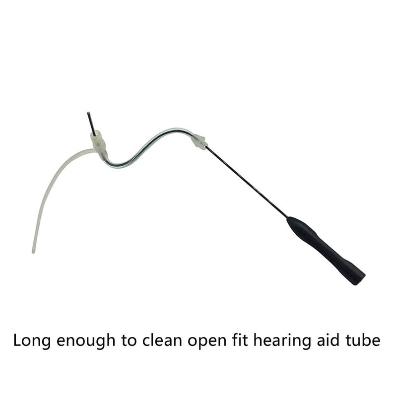 [Australia] - Open Fit Hearing Aid Tube Cleaning Tool Earpiece Earmold Hearing Aid Vent Cleaner (2pcs) 2 Count (Pack of 1) 