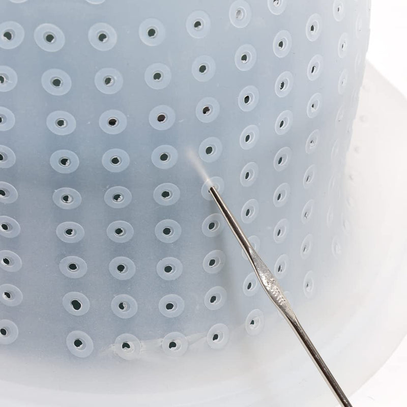 [Australia] - Yusglvia Hair Coloring Hat (Holes Pre-punched), Silicone Hair Highlighting Cap, For Hair Dyeing DIY Salon, with Hair Hook 