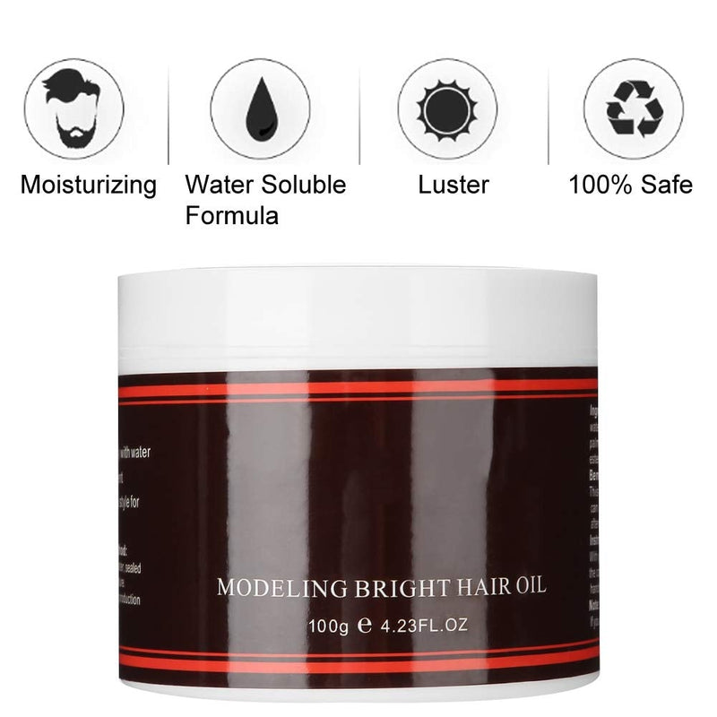 [Australia] - 100 g Hair Wax for men - Professional Retro Hair Oil for Soft Hair - for Hairstyles 