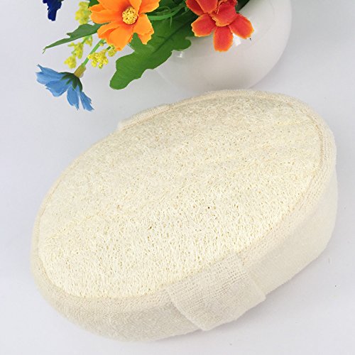 [Australia] - Natural Loofah Sponge Bath Ball Shower Rub for Whole Body Healthy Massage Brush Scrubber Exfoliator Bathing Massage Brush Pad 