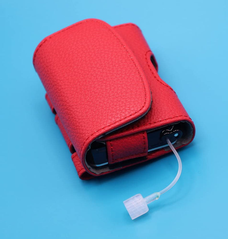 [Australia] - Style/2022 Pouch Case with Clip for Tandem Insulin Pumps t:Slim X2 (22-H1-RED) 22-H1-RED 