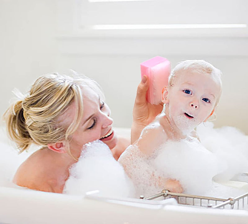 [Australia] - Scalp Scrubbie Baby Cradle Cap Brush Baby Bath Scrubber Sensory Brush and Sterile Bath Sponge Double Sided Brush (3 Packs) 3 Packs 