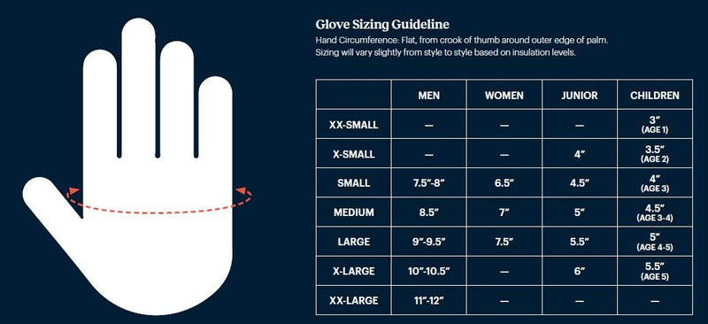 [Australia] - Gordini mens Gore Gauntlet Glove Black Small 
