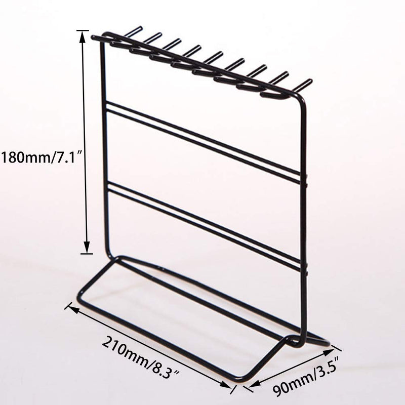 [Australia] - Jewelry Organizer ， Jewelry Holder ， Perfect Earrings, Necklaces and Bracelets Holder ，Black Black 
