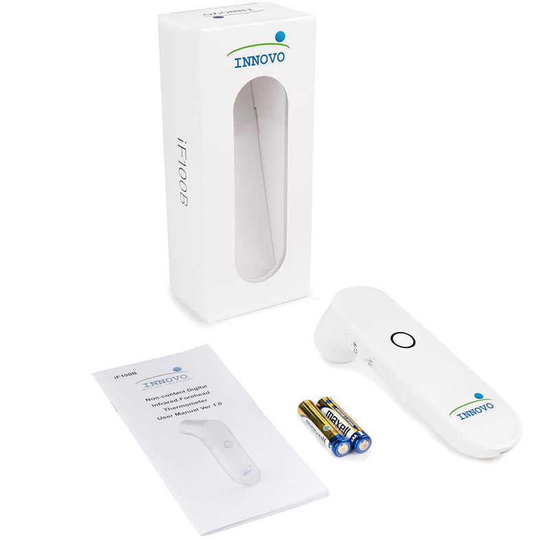 [Australia] - Innovo Ear Syringe, Nasal Aspirator and Touchless Digital Forehead Thermometer Bundle 