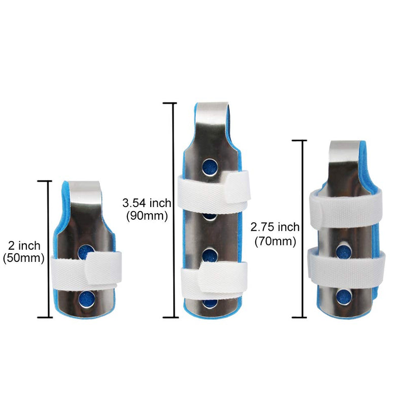 [Australia] - XHIVAR Finger Splint Support for Trigger Mallet Broken Arthritis Fingers Protector straightening immobilizer 3-Size Pack 