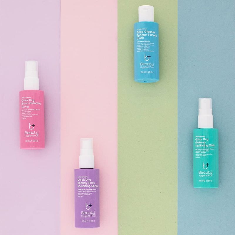 [Australia] - Beauty Hygiene Plus Essentials makeup brush and palette cleaner Antibacterial & Antiviral Quick Dry Conditioning 
