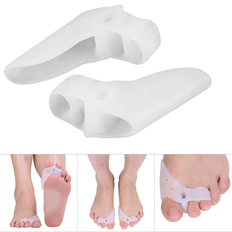 [Australia] - Toe Separator,2 Pairs Gel Toe Separator for Bunion Hallux Valgus Hammer toes Anti-Skid Breathable Toe Spreader el Big Toe Bunion Guard 