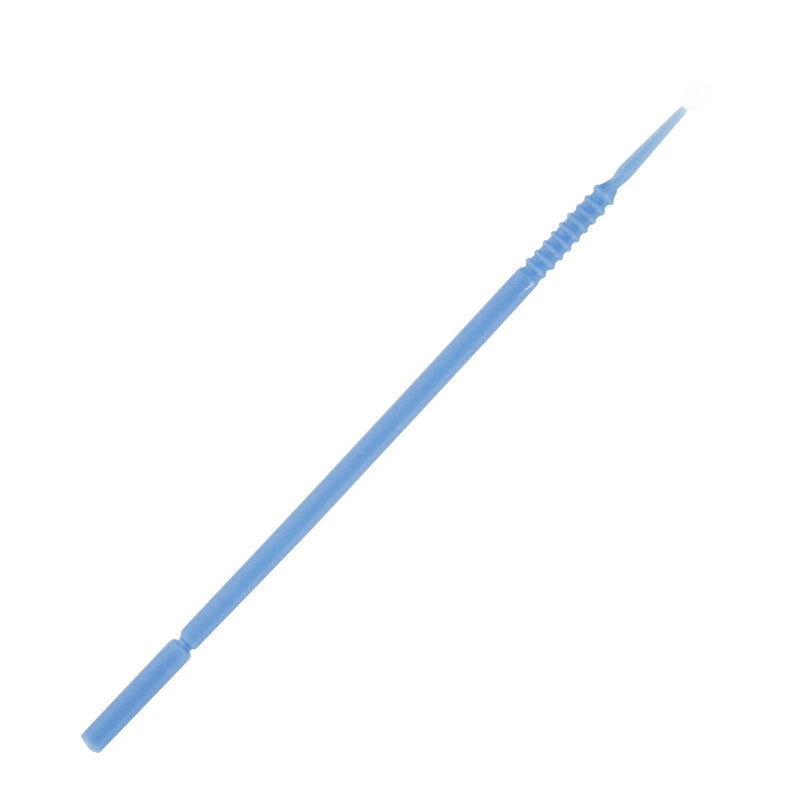[Australia] - TCP Global Eyelash Extension Micro Brushes, 100 Medium 2.0 mm Tip Size Blue Disposable Brush Applicators - Apply Makeup, Paint Touch Up 
