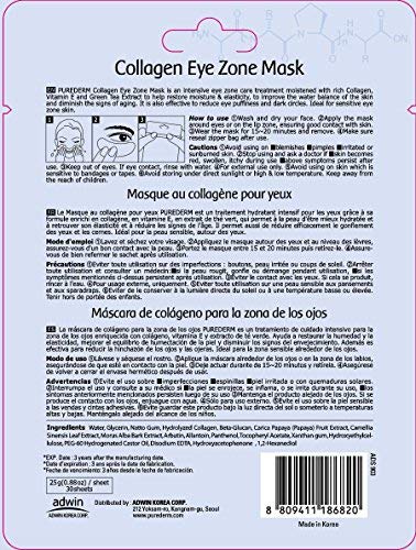 [Australia] - Deluxe Collagen Eye Mask Collagen Pads For Women By Purederm 2 Pack Of 30 Sheets/Natural Eye Patches With Anti-aging and Wrinkle Care Properties/Help Reduce Dark Circles and Puffiness 30 Count (Pack of 2) 
