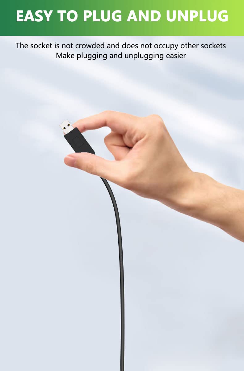 [Australia] - Nicwell Water Flosser Charger Cable for Nicwell Oral Irrigator F5025 Cordless Portable Water Dental Flosser Replacement Power Supply Adapter Cord Black 