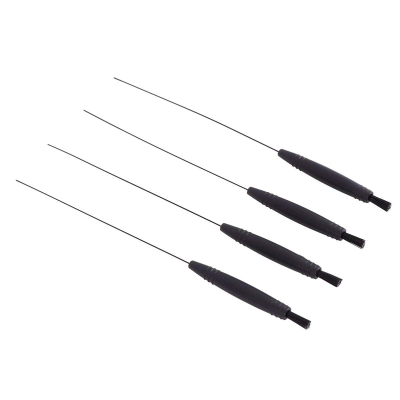 [Australia] - ULTECHNOVO 1 Set 4pcs Hearing Amplifier Cleaning Brush Hearing Aid Vent Cleaning Tool Earpiece Earmold Vent Cleaner for Sound Tubes 
