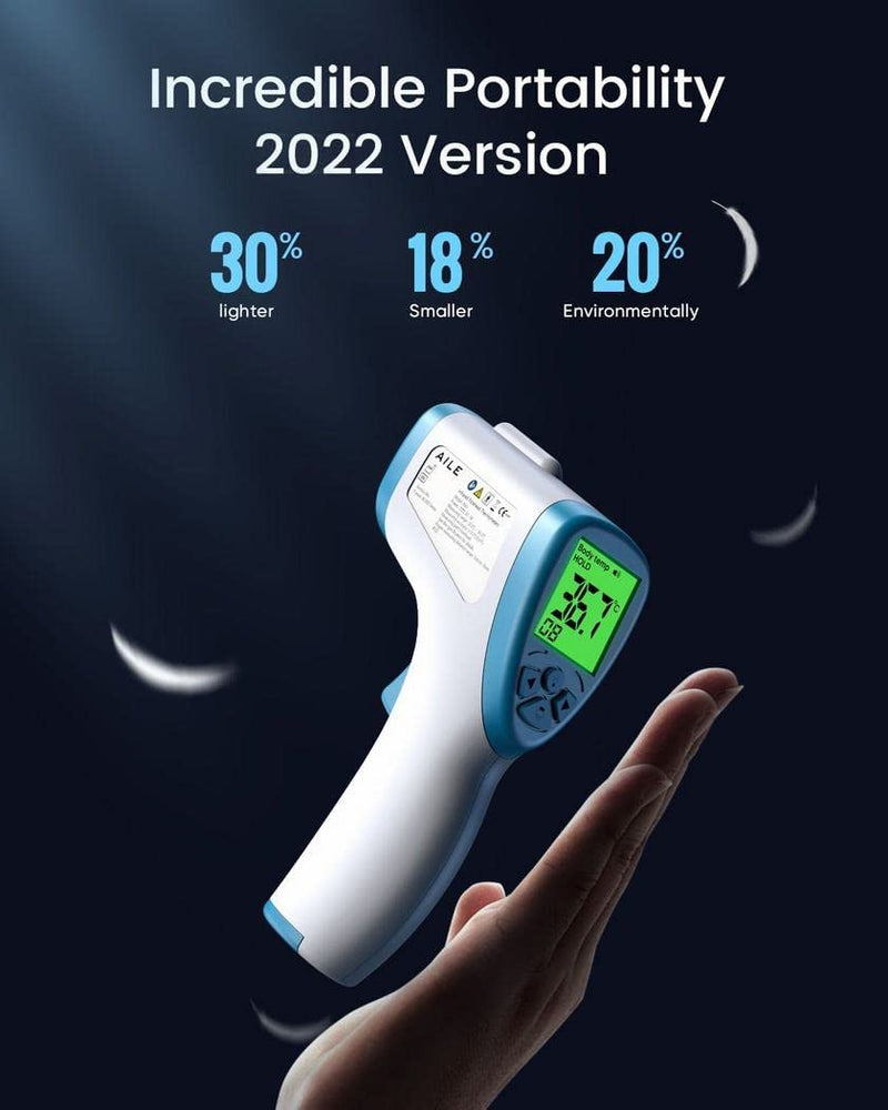 [Australia] - [2022] AILE Digital Thermometer For Adults, Baby Thermometers Adult No Touch Infrared Thermometer For Adults –Digital Thermometers Medical Baby Thermometer Newborn Ear Forehead Thermometer Gun 