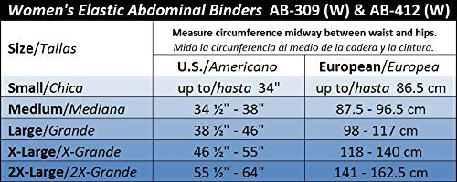 [Australia] - GABRIALLA Women's Breathable Abdominal/Back Support Binder/Wrap, Post-Partum, C-Section and Surgery Recovery, Body-Shaping Effect, Made in USA. XX-Large White 