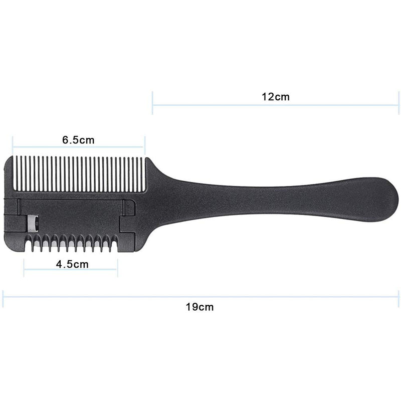 [Australia] - Hair Cutter Comb,Etercycle Hair Thinner Razor Comb with extra 10 Pcs Replacement Razors, Hair Thinning Comb Slim Hair Cutting Trimming Comb Tool for Thin & Thick Hair (1 Pack) 1 Pack 