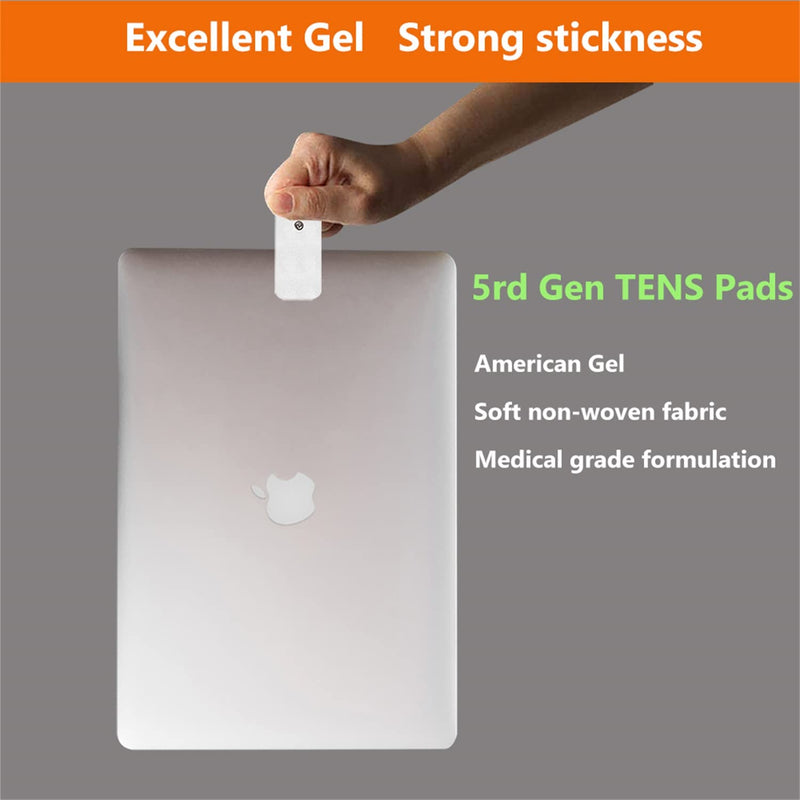 [Australia] - 20 Pack TENS Unit Replacement Pads Reuse More Than 35 Times, Snap Electrode Pads for Tens Unit with Standard 3.5mm snap-on Connector, Compatible with Belifu TENS 20 Piece Set 